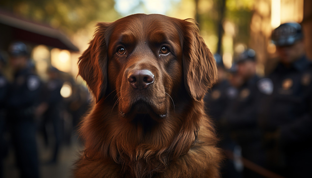 Why call the police about lost dogs?